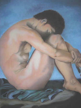 Ragazzo al mare (riproduzione) 